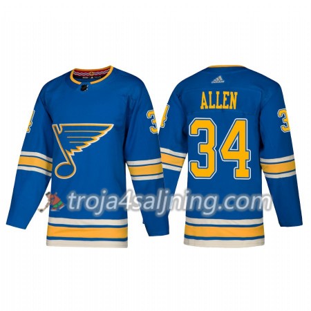St. Louis Blues tröja Jake Allen 34 Alternate 2018-2019 Adidas Authentic - NHL Tröjor Herr St. Louis Blues tröja Jake Allen 34 Alternate 2018-2019 Adidas Authentic - NHL Tröjor Herr